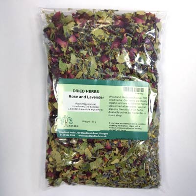 Rose, Lavender & Limeflower Herbal Tea (Calming Herbal Tea)