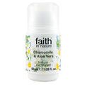 Faith in Nature Roll-On Crystal Deodorant Chamomile and Aloe Vera