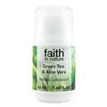 Faith in Nature Roll-On Crystal Deodorant Aloe Vera and Green Tea